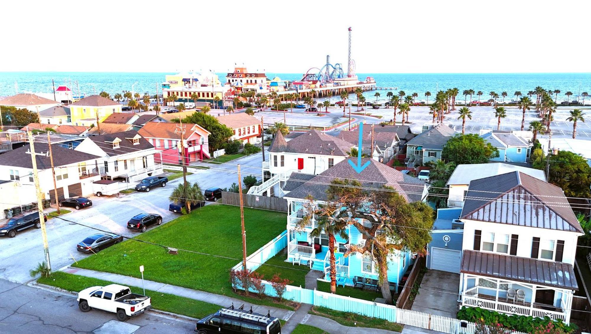 Casaazul-2605B-Pleasure Pier & Beach A Block Away- 3Bed 2Bath 7 Beds- 7 Minutes To Cruise Terminal Γκάλβεστον Εξωτερικό φωτογραφία